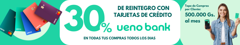 Comprar con Beneficio UENO 30% de Reintegro